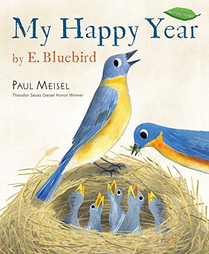 Book cover of MY HAPPY YEAR BY E BLUEBIRD