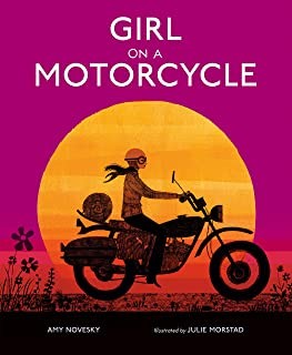 Book cover of GIRL ON A MOTORCYCLE