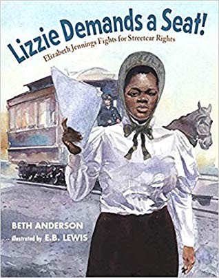 Book cover of LIZZIE DEMANDS A SEAT