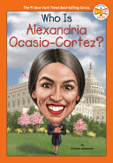 Book cover of WHO IS ALEXANDRIA OCASIO-CORTEZ