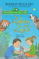 Book cover of MYSTERIES ON ZOO LANE 03 ZEBRA AT THE ZO