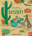 Book cover of WHO'S HIDING IN THE DESERT
