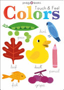 Book cover of LEARN & EXPLORE - TOUCH & FEEL COLORS