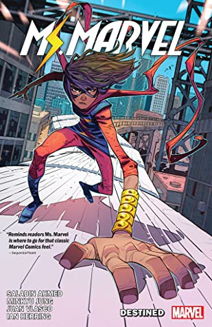 Book cover of MS MARVEL 01 DESTINED