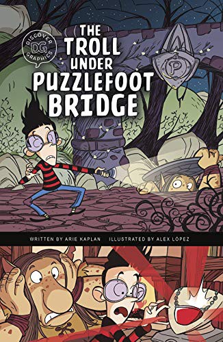Book cover of TROLL UNDER PUZZLEFOOT BRIDGE