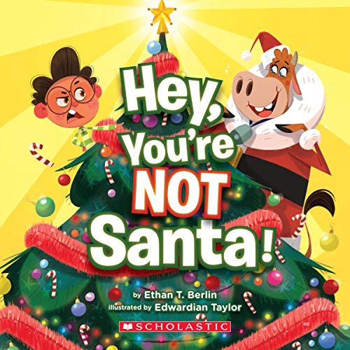 Book cover of HEY YOU'RE NOT SANTA