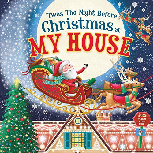 Book cover of TWAS THE NIGHT BEFORE CHRISTMAS AT MY HO