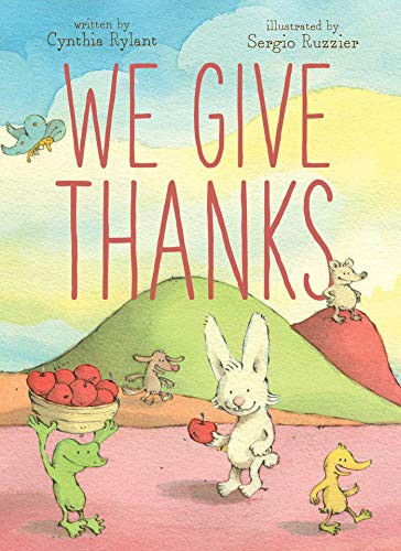 Book cover of WE GIVE THANKS