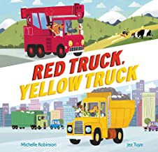 Book cover of RED TRUCK YELLOW TRUCK