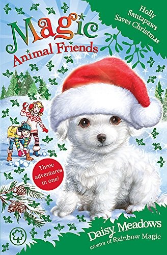 Book cover of MAGIC ANIMAL FRIENDS HOLLY SANTAPAWS