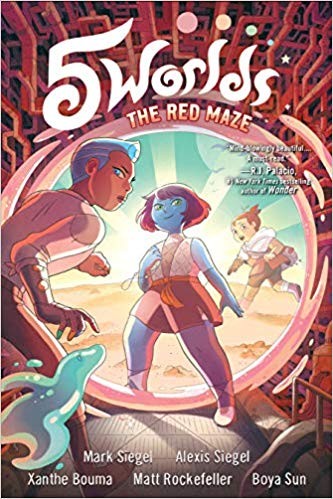 Book cover of 5 WORLDS 03 RED MAZE