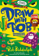 Book cover of DRAW WITH ROB - MONSTER MADNESS