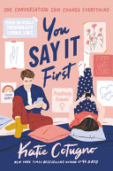Book cover of YOU SAY IT 1ST