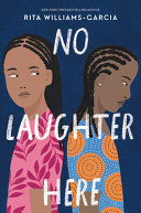 Book cover of NO LAUGHTER HERE