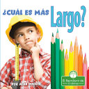 Book cover of CUAL ES MAS LARGO