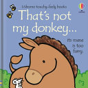 Book cover of THAT'S NOT MY DONKEY