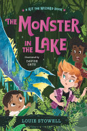 Book cover of KIT THE WIZARD 02 MONSTER IN THE LAKE