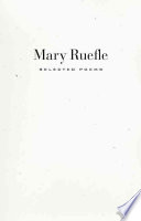 Book cover of MARY RUEFLE