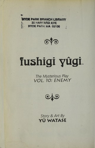 Book cover of FUSHIGI YUGI 10