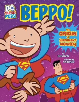 Book cover of DC SUPER PETS - BEPPO ORIGIN OF SUPERMAN