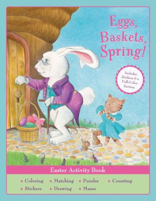 Book cover of EGGS BASKETS SPRING - ACTIVITY BOOK