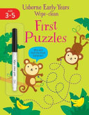 Book cover of EARLY YEARS WIPE-CLEAN 1ST PUZZLES