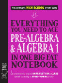 Book cover of EVERYTHING YOU NEED TO ACE PRE-ALGEBRA A