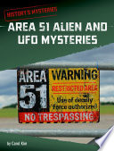 Book cover of AREA 51 ALIEN & UFO MYSTERIES