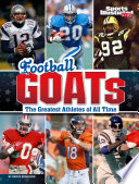 Book cover of FOOTBALL GOATS - THE GREATEST ATHLETES O