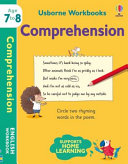 Book cover of USBORNE WORKBOOKS COMPREHENSION 7-8