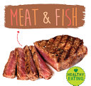 Book cover of MEAT & FISH