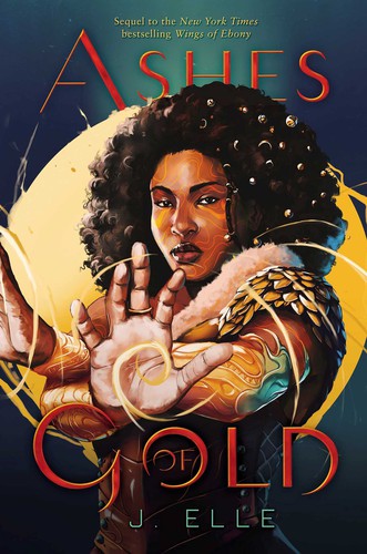 Book cover of WINGS OF EBONY 02 ASHES OF GOLD