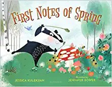 Book cover of 1ST NOTES OF SPRING