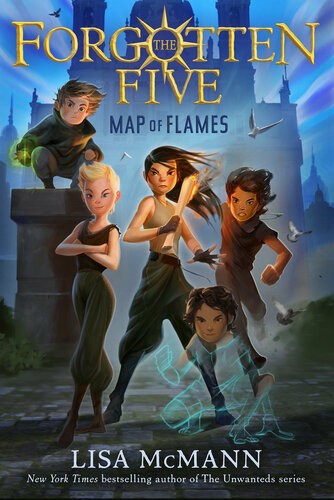 Book cover of FORGOTTEN FIVE 01 MAP OF FLAMES