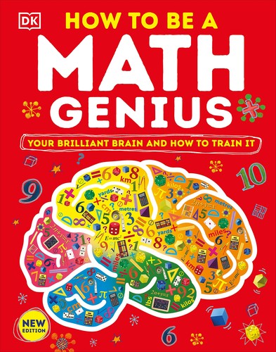 Book cover of HT BE A MATH GENIUS