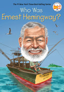 Book cover of WHO WAS ERNEST HEMINGWAY