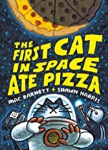 Book cover of 1ST CAT IN SPACE ATE PIZZA