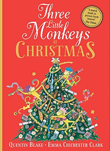 Book cover of 3 LITTLE MONKEYS AT CHRISTMAS