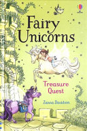 Book cover of FAIRY UNICORNS - TREASURE QUEST