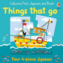Book cover of USBORNE 1ST JIGSAWS THINGS THAT GO