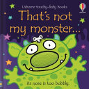 Book cover of THAT'S NOT MY MONSTER