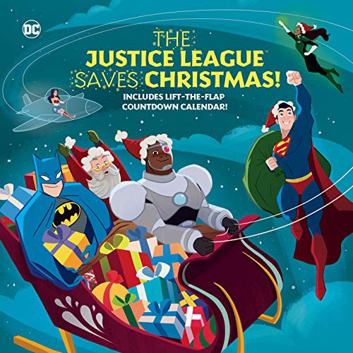 Book cover of JUSTICE LEAGUE SAVES CHRISTMAS