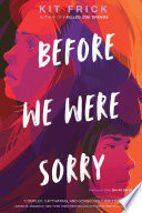 Book cover of BEFORE WE WERE SORRY