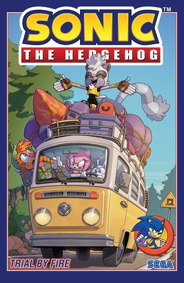 Book cover of SONIC THE HEDGEHOG 12 TRIAL BY FIRE