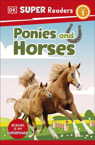 Book cover of DK READERS - PONIES & HORSES