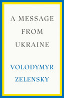 Book cover of MESSAGE FROM UKRAINE - SPEECHES 2019-22