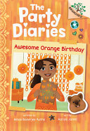 Book cover of PARTY DIARIES 01 AWESOME ORANGE BIRTHDAY