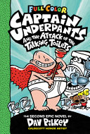 Book cover of CAPTAIN UNDERPANTS 02 ATTACK OF THE TALKING TOILETS