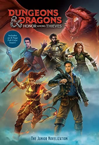 Book cover of D&D HONOR AMONG THIEVES - JR NOVELIZATIO