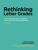 Book cover of RETHINKING LETTER GRADES